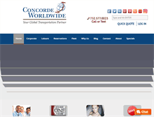 Tablet Screenshot of concordeworldwide.com